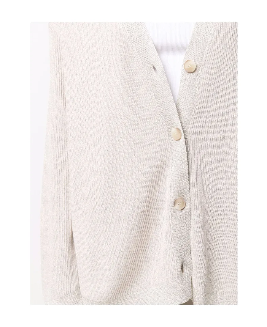 V-Neck Knitted Cardigan