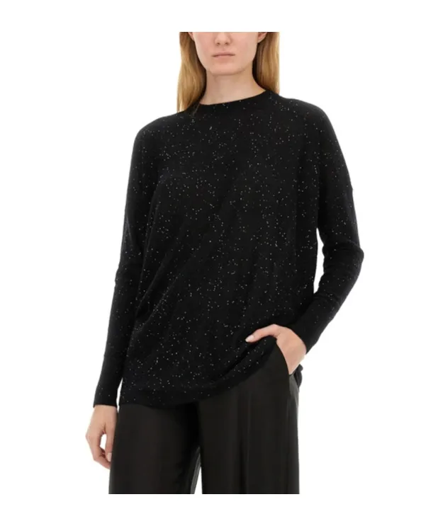Sequin-Embellished Knitted Jumper