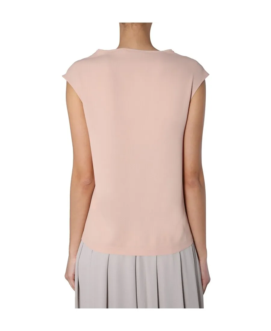 Sequin Embellished Crewneck Top