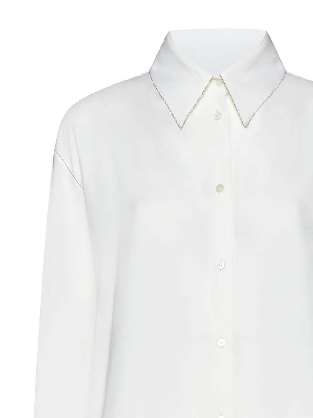 Button-Up Georgette Shirt