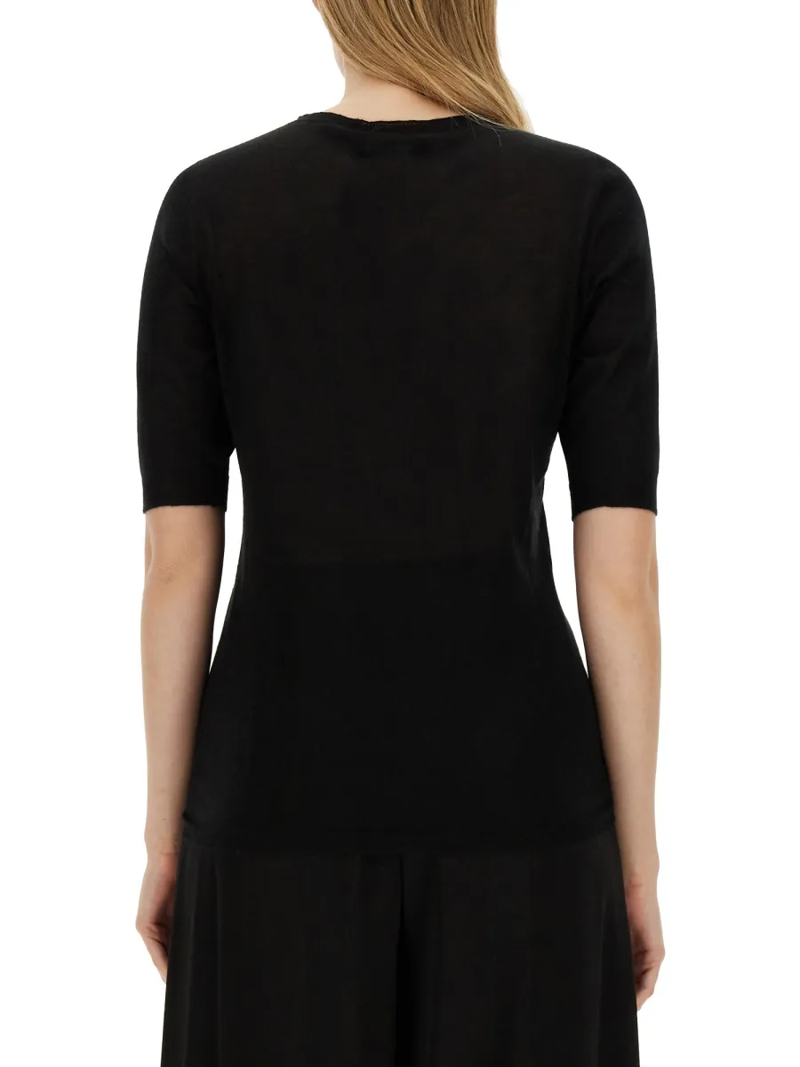 Short-Sleeved Crewneck Jumper