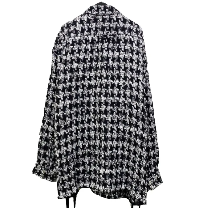 Tweed Button Casual Jacket