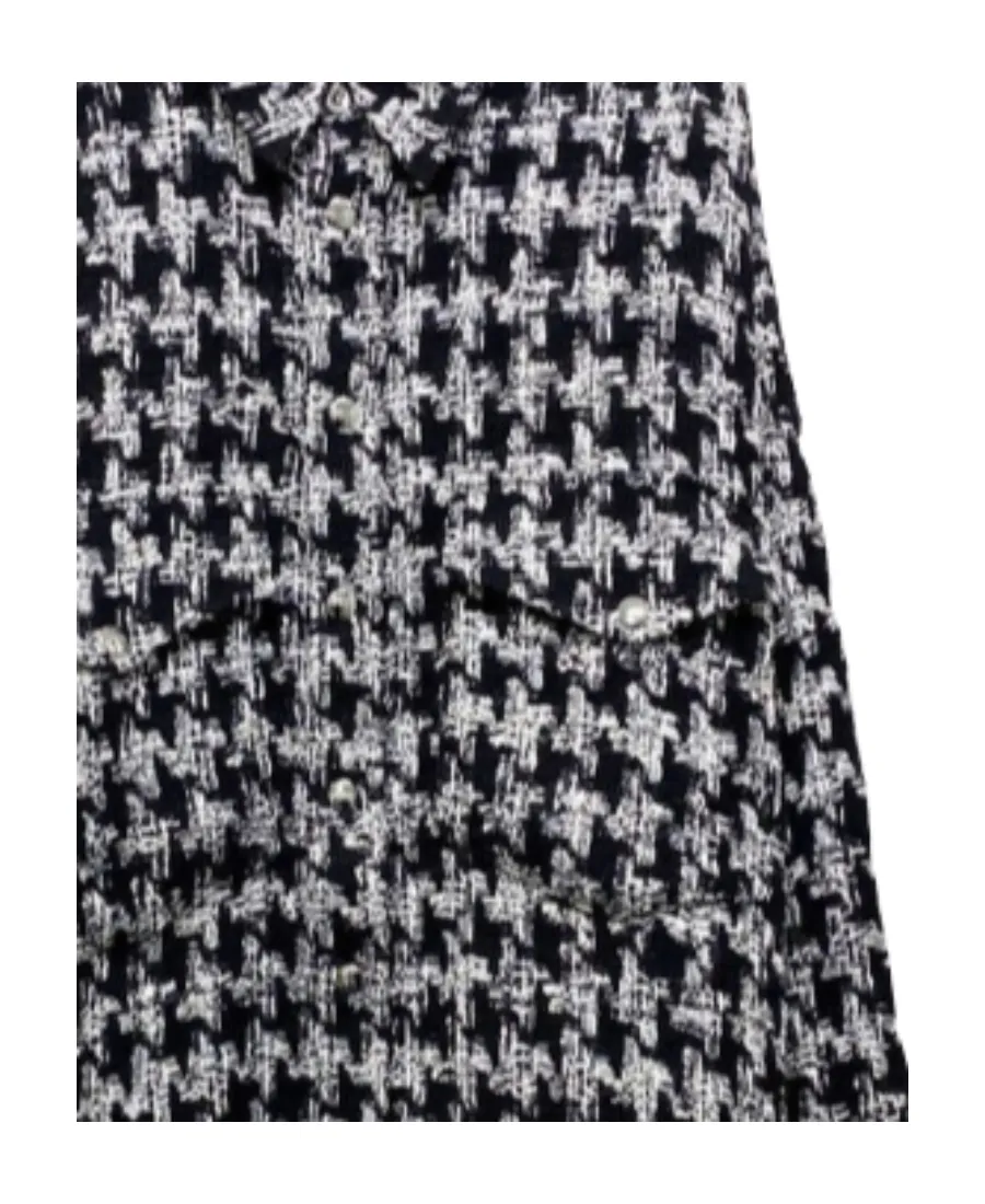 Tweed Button Casual Jacket