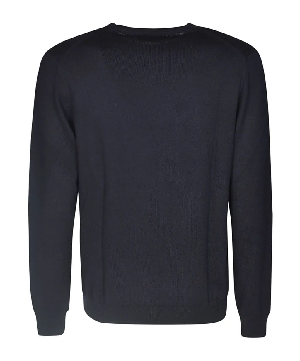 Logo-Patch Virgin-Wool Jumper
