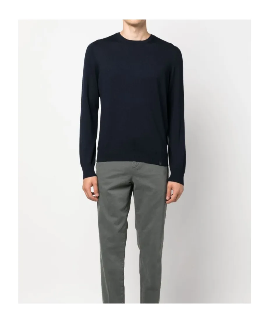 Logo-Patch Virgin-Wool Jumper