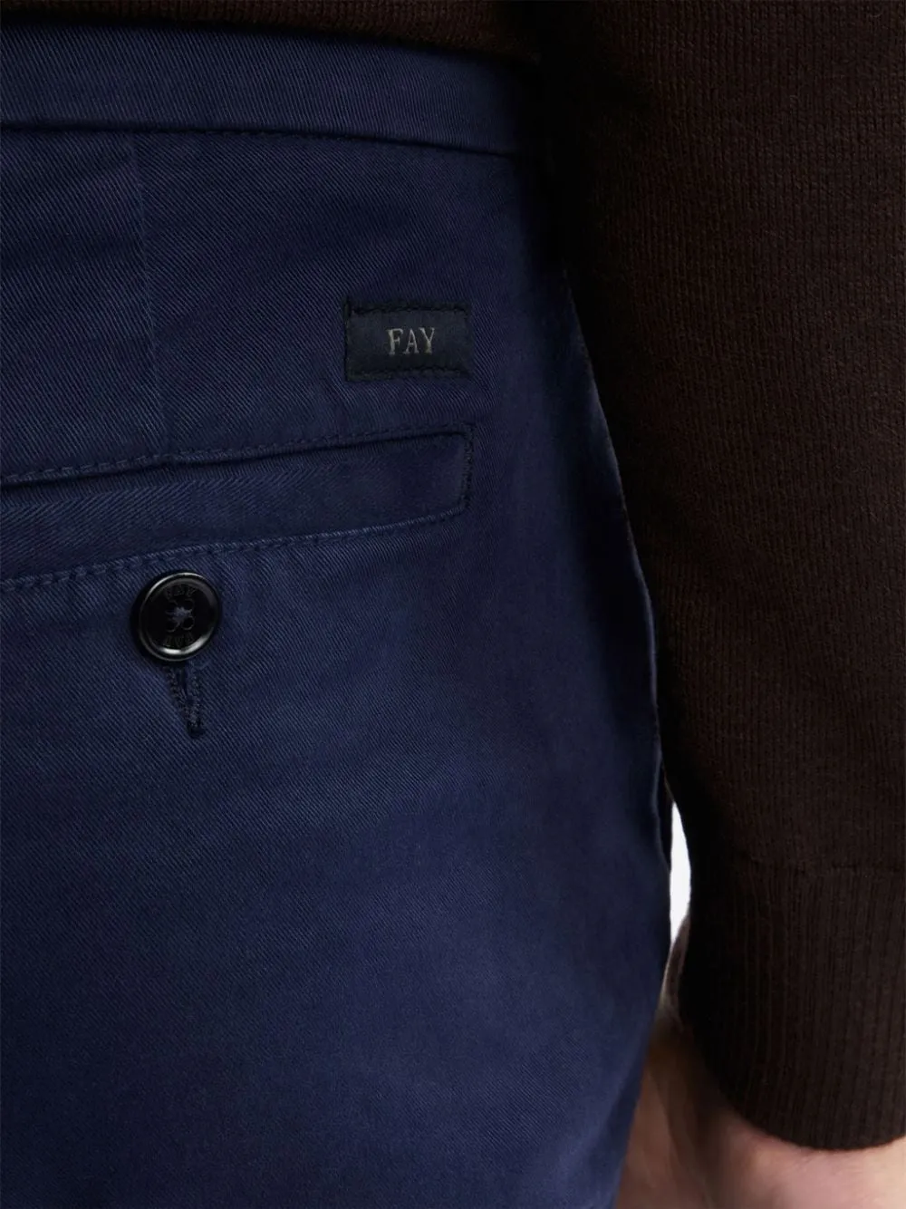 Straight-Leg Cotton Trousers