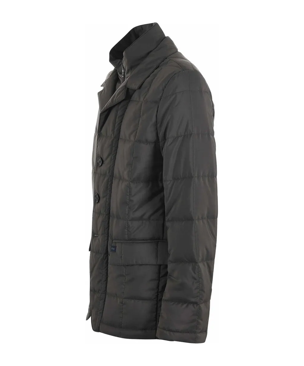 Quilted Double-Front Jacket