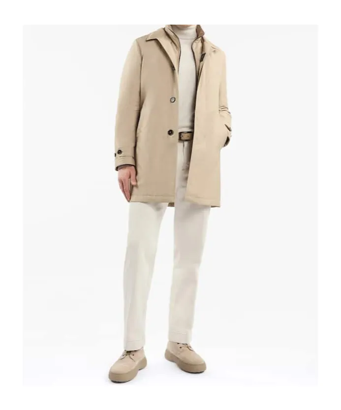 Double Front Padded Coat