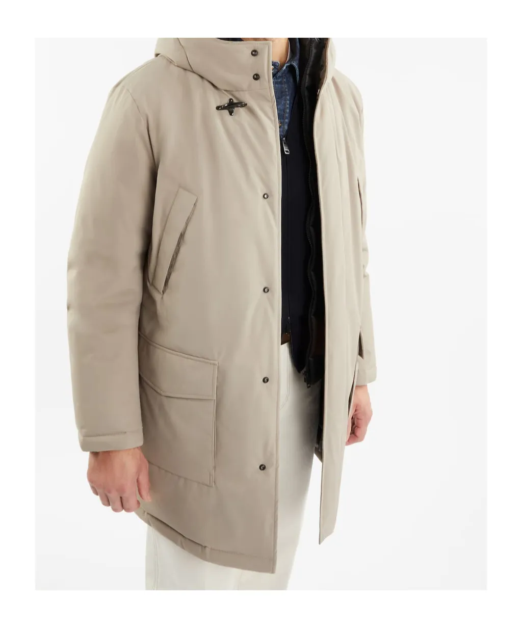Technical Taffeta Parka Coat