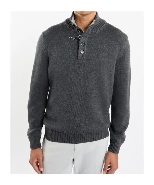 Mock-Neck Wool Jumper