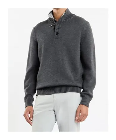 Mock-Neck Wool Jumper