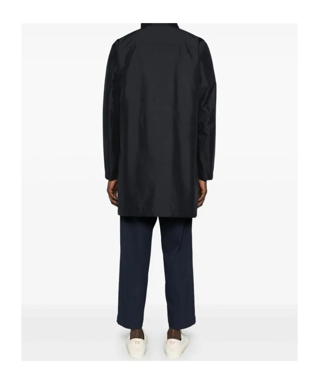 High-Neck Long-Sleeved Coat