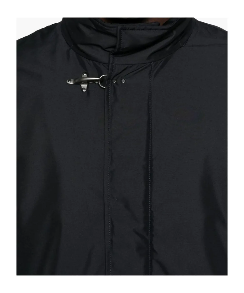 High-Neck Long-Sleeved Coat