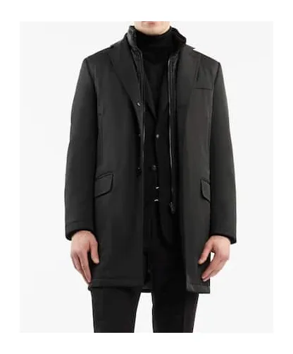 Padded Peak Lapel Coat