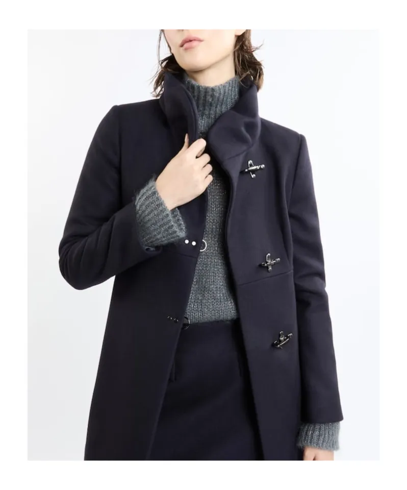 High-Neck Peacoat