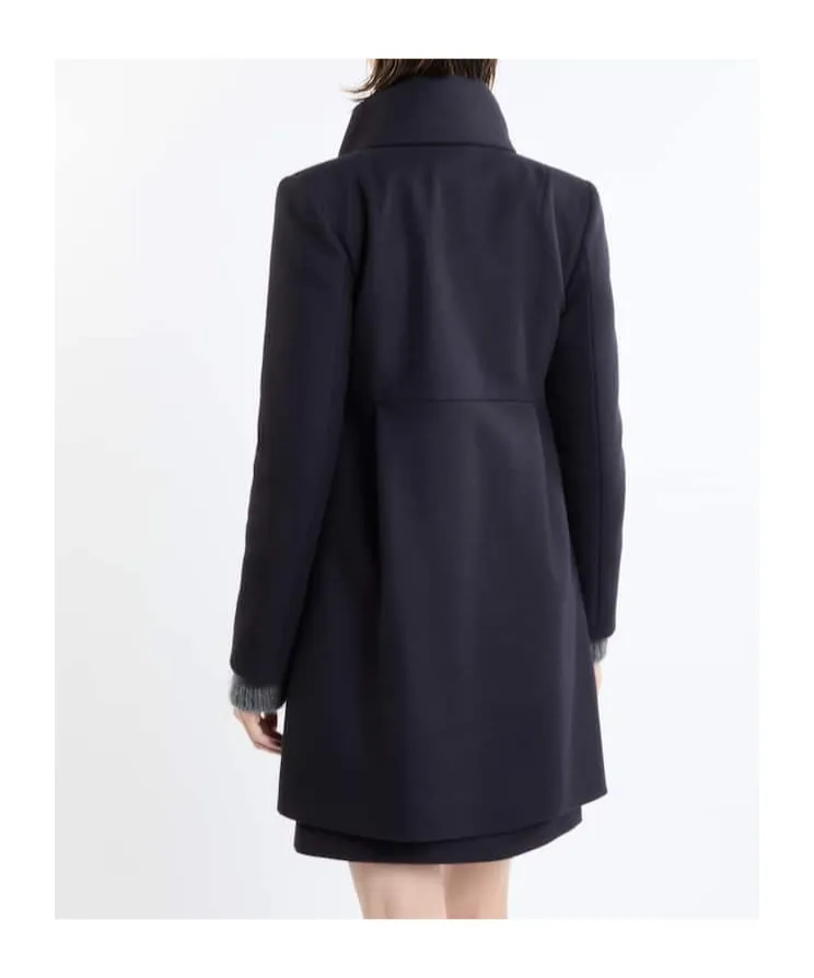 High-Neck Peacoat