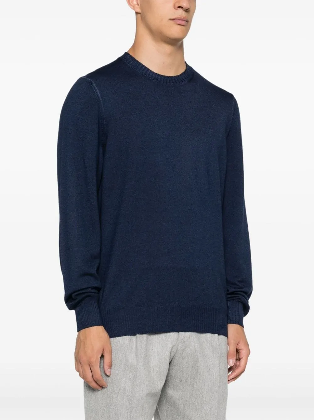 Logo-Embroidered Crewneck Jumper