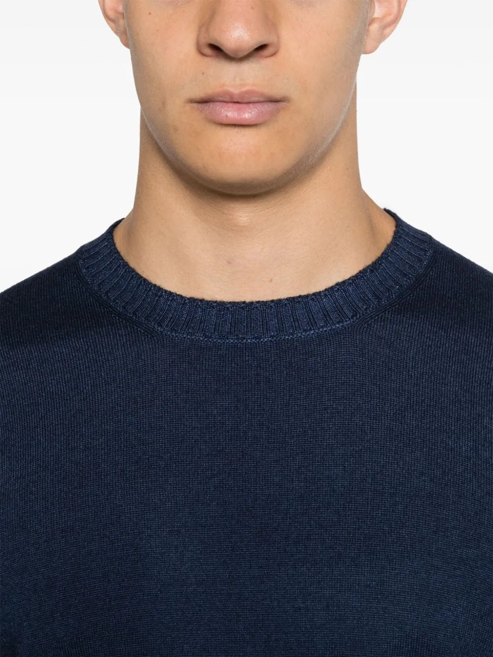 Logo-Embroidered Crewneck Jumper
