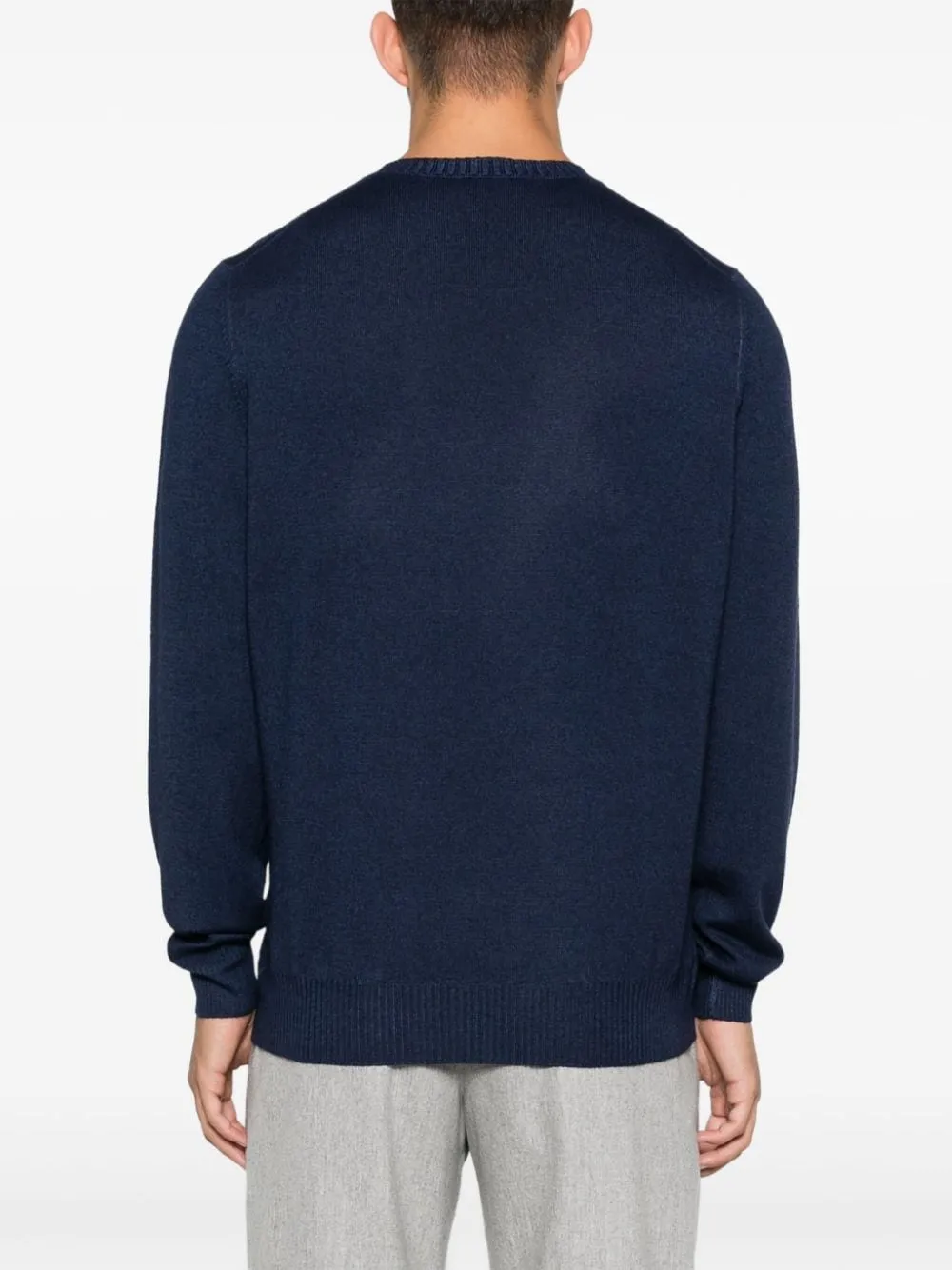 Logo-Embroidered Crewneck Jumper