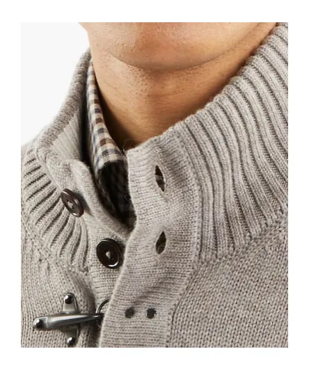 Button Mock Neck Sweater
