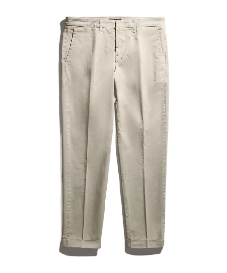 Straight-Leg Cotton Chinos