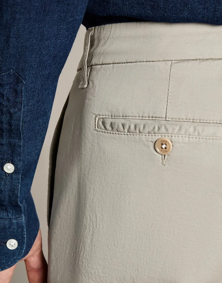 Straight-Leg Cotton Chinos