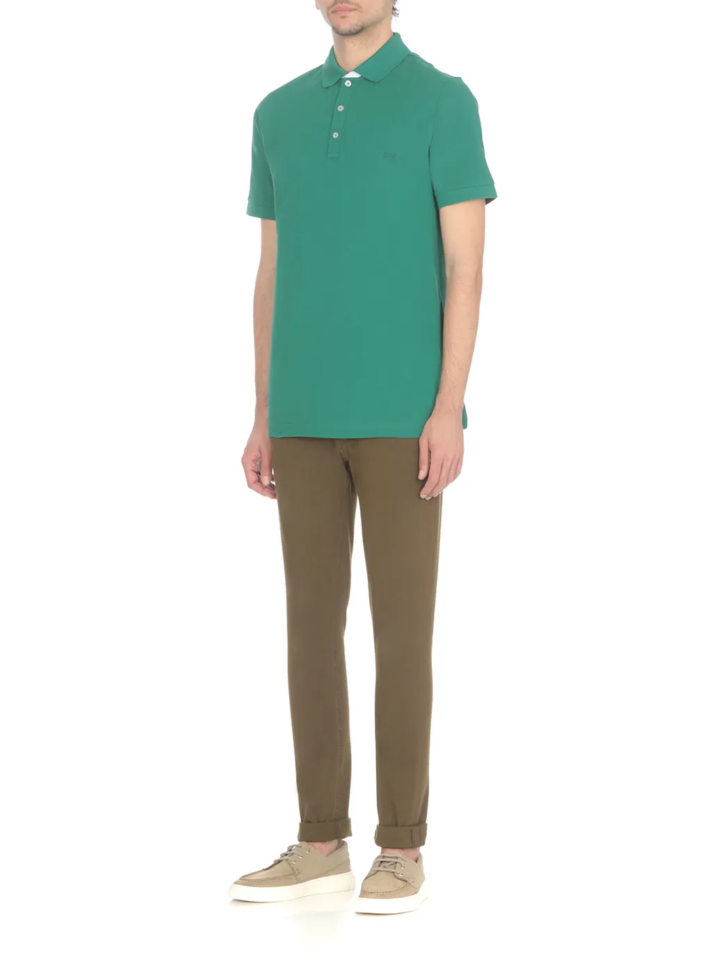 Logo-Embroidered Piqué Polo Shirt