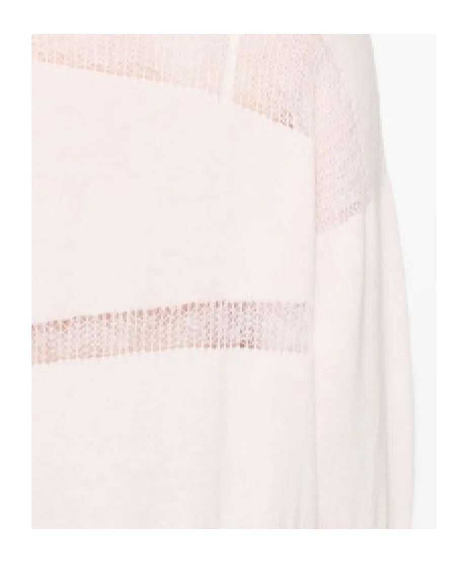 Mesh-Panel Sweater