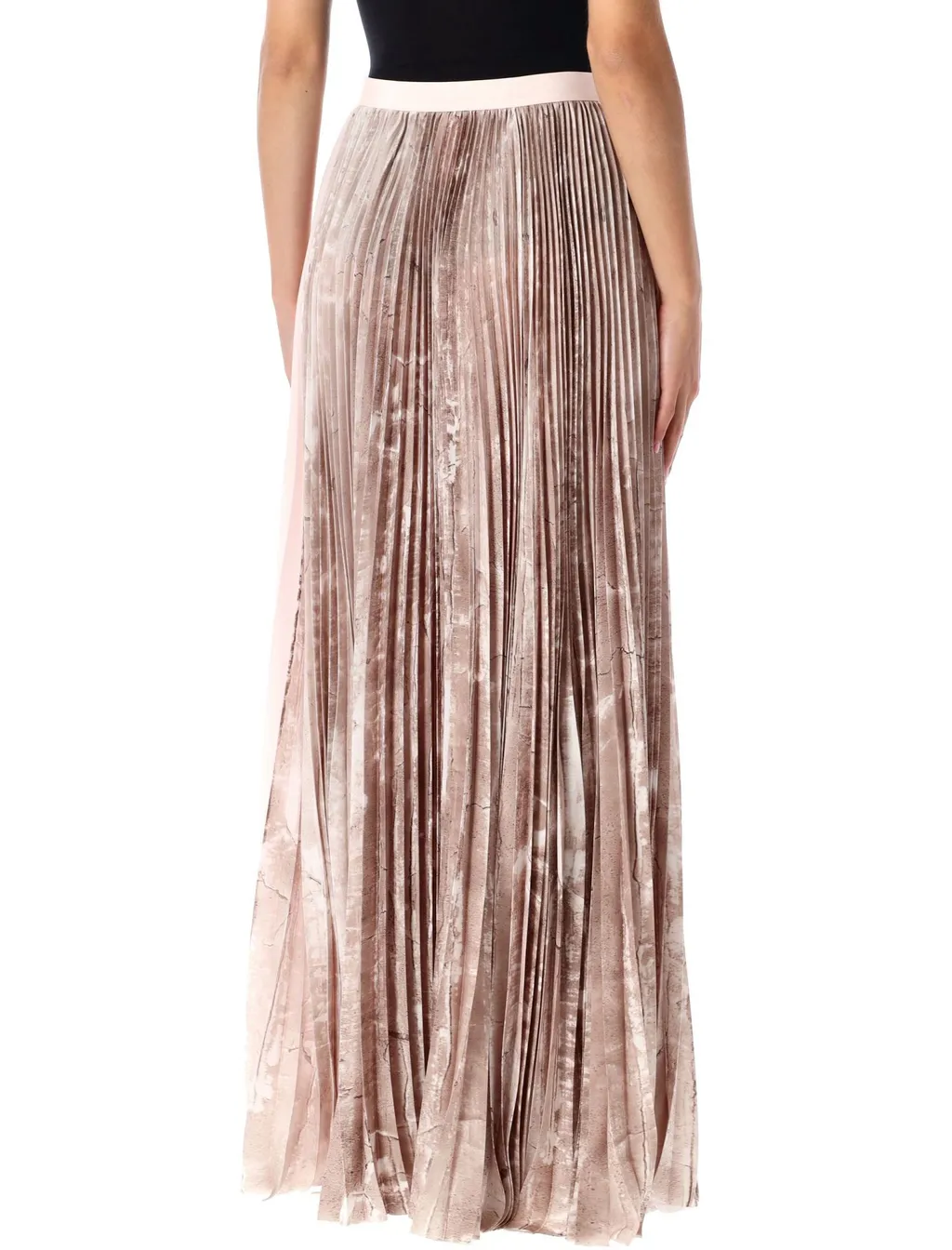 Pleated Maxi Skirt
