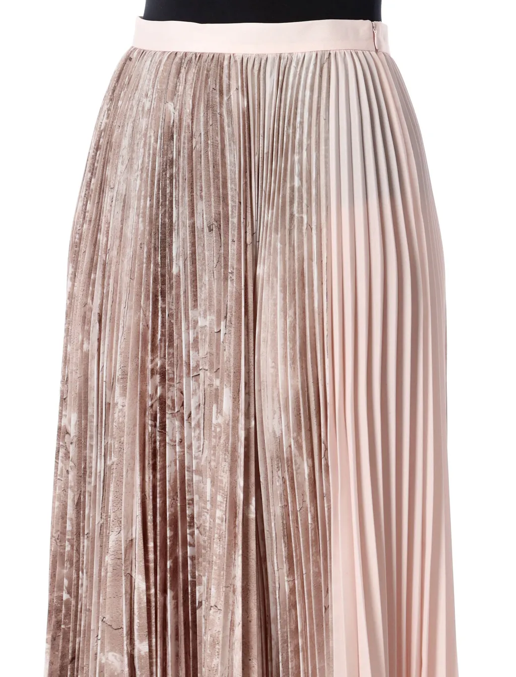 Pleated Maxi Skirt