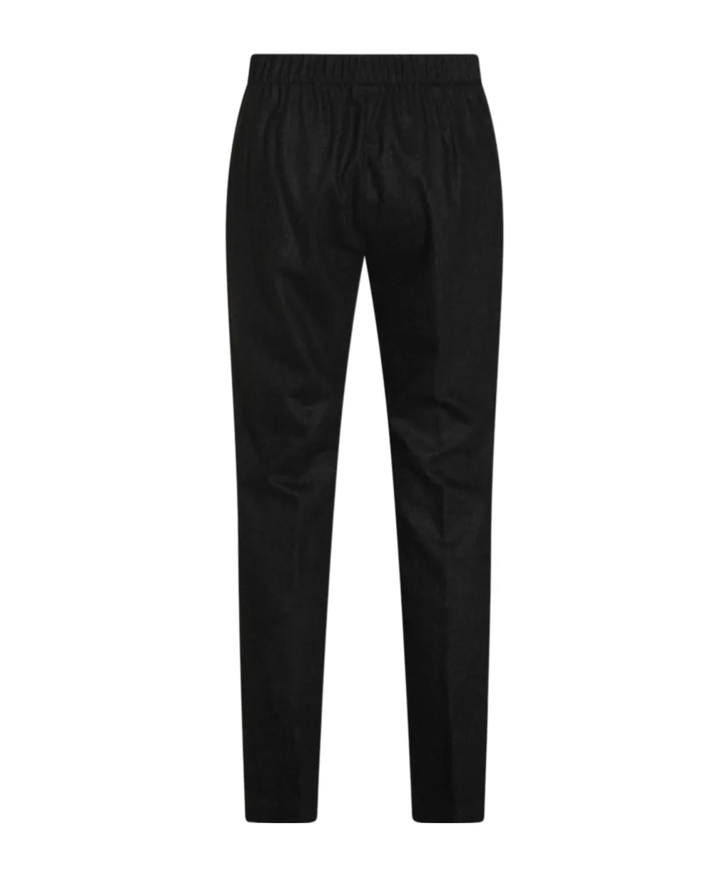 Drawstring Straight Leg Trousers