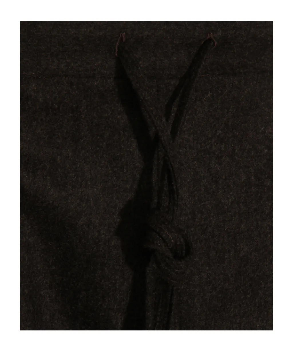 Drawstring Straight Leg Trousers