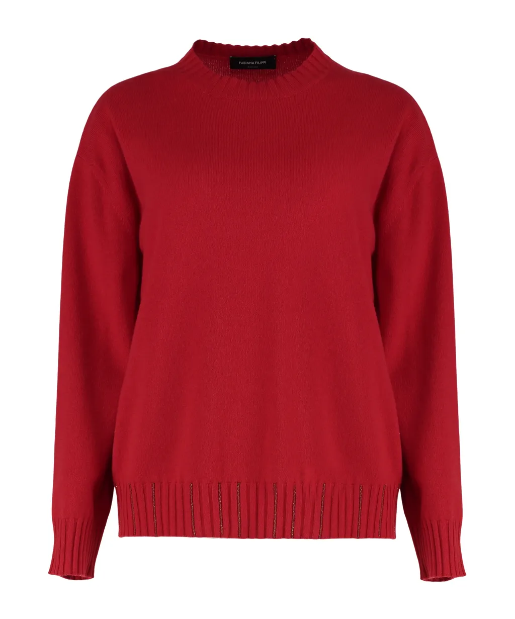 Long-Sleeved Crewneck Jumper