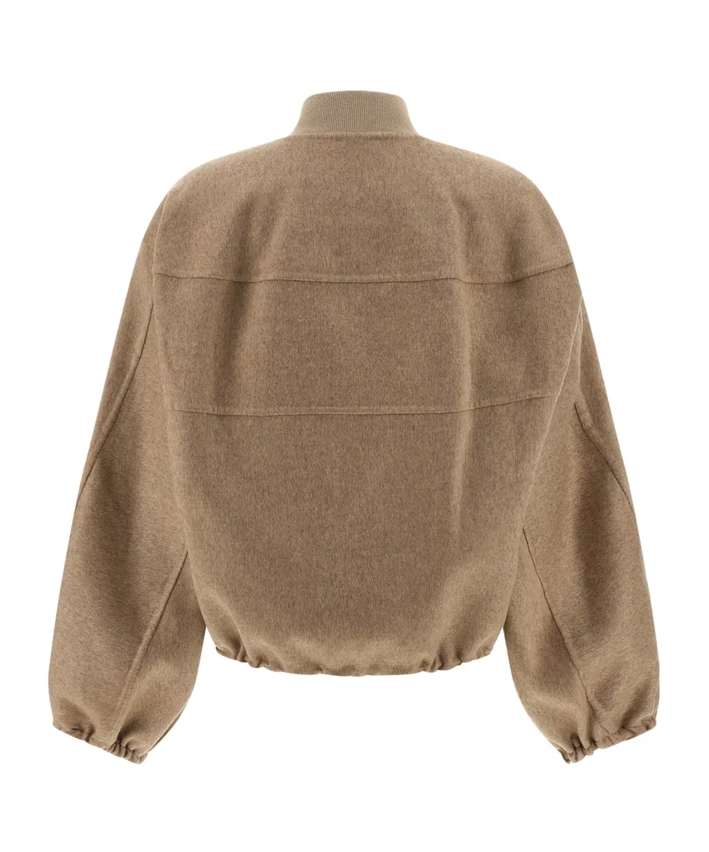 Zipped Bomber Jacket