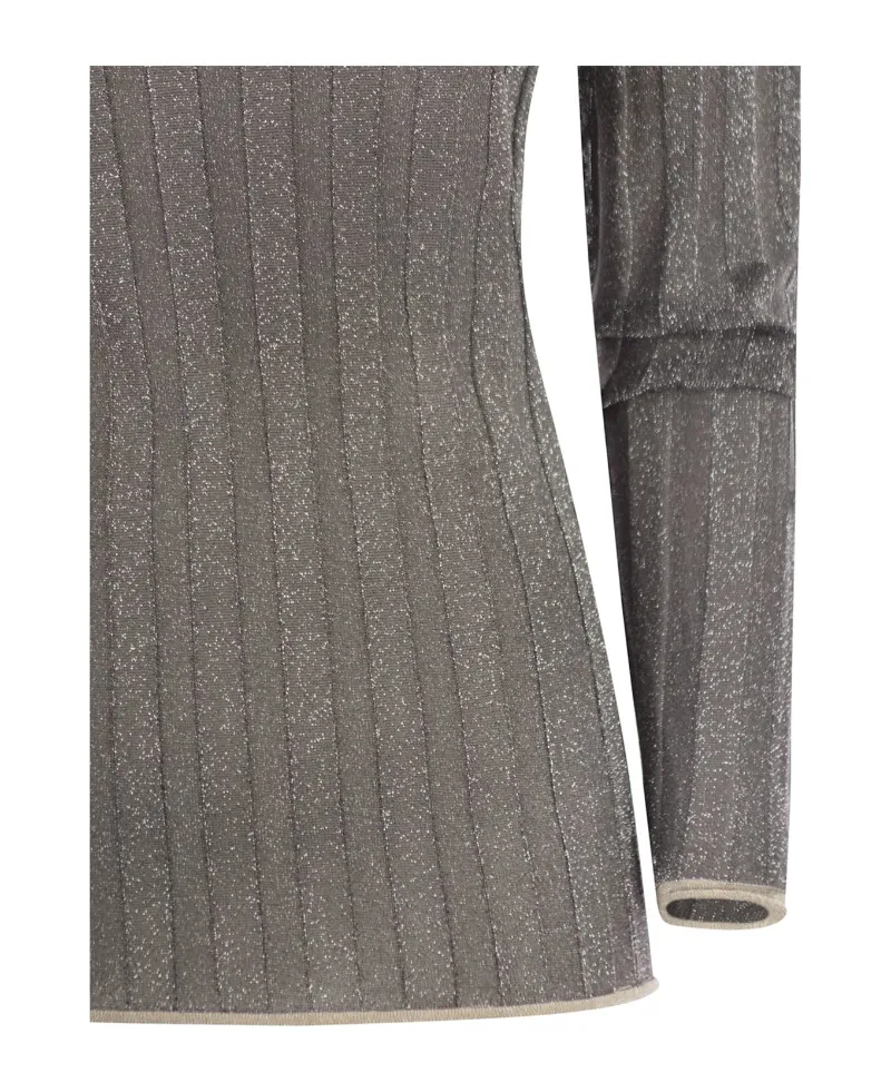 Lurex Turtleneck Jumper