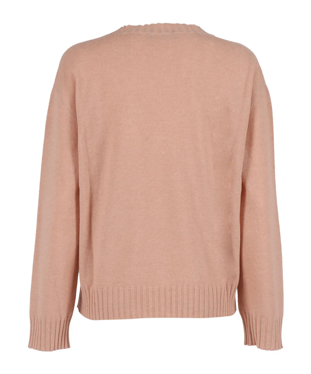 V-Neck Embellished Sweater