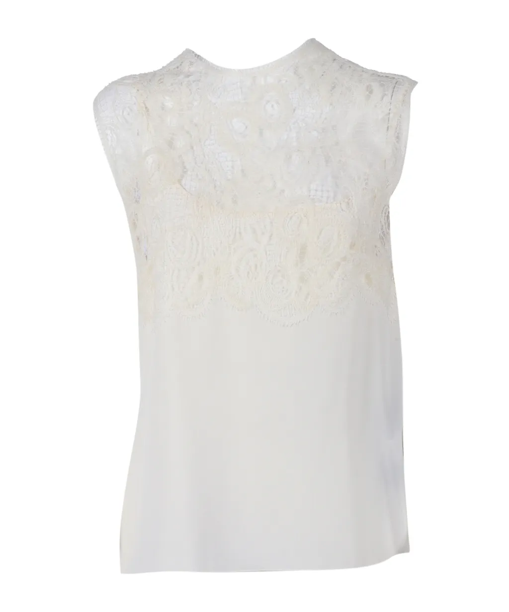 Lace-Insert Top