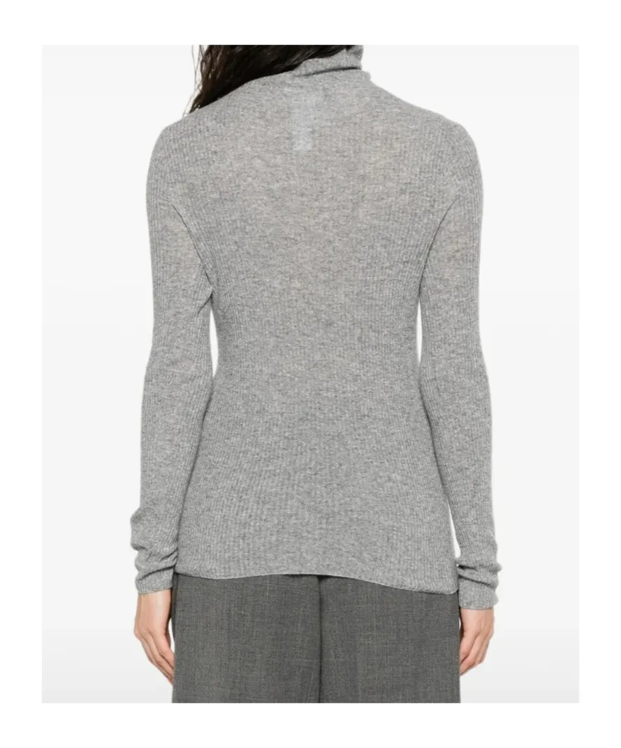 Ribbed-Knit Turtleneck Jumper