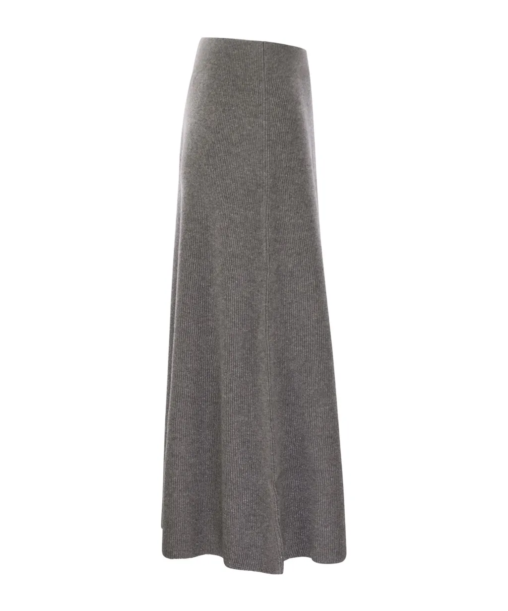 Knitted Long Skirt