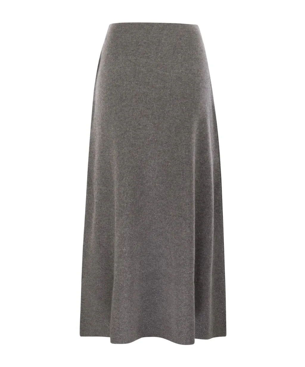 Knitted Long Skirt