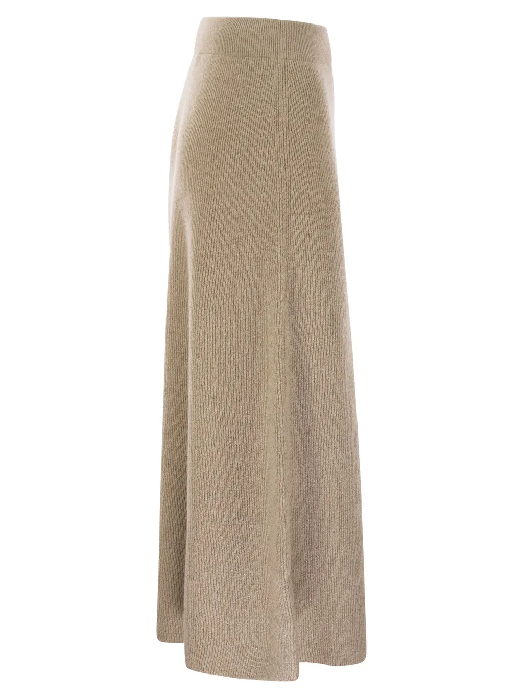 Platinum And Lurex Long Skirt