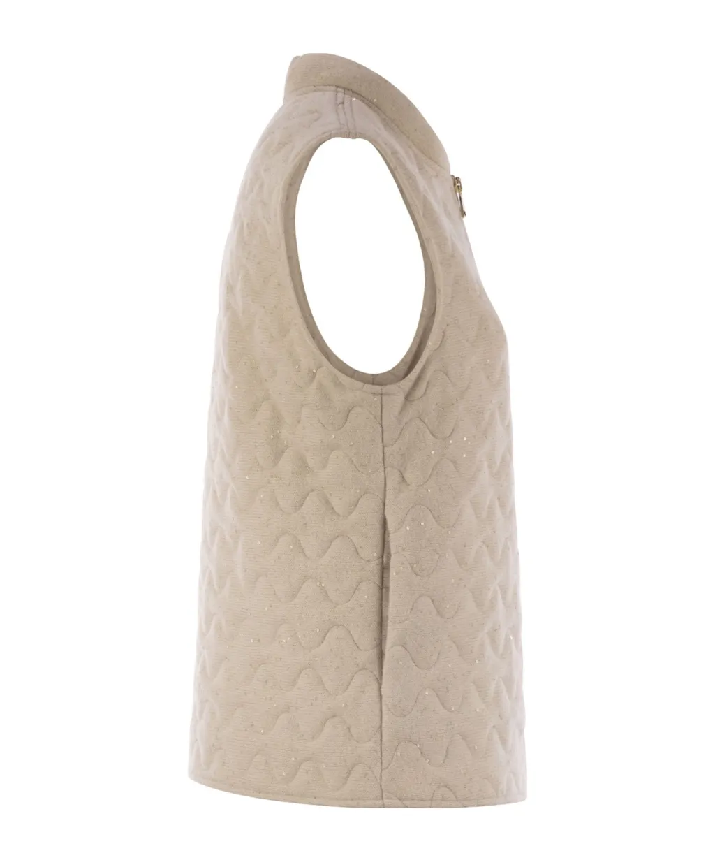Zipped Gilet