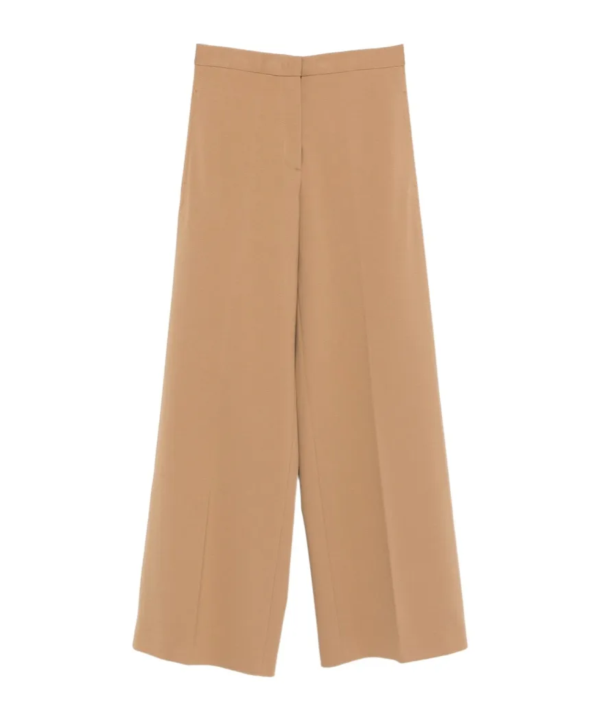 Wide-Leg Ankle Pants