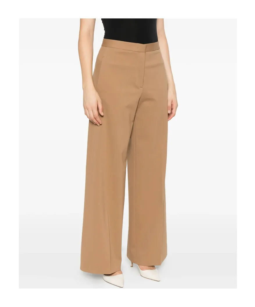 Wide-Leg Ankle Pants
