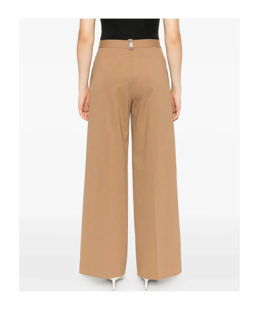 Wide-Leg Ankle Pants