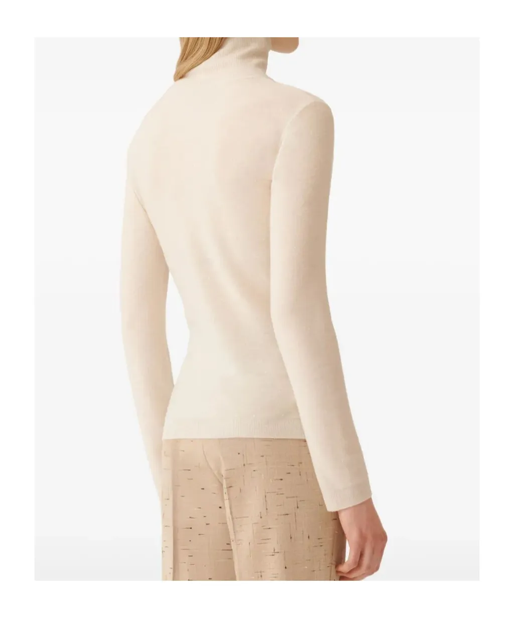 Sequin High Neck Jumper