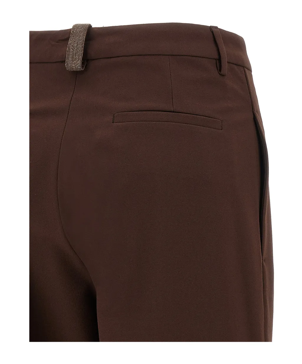 Jewel-Detail Trousers
