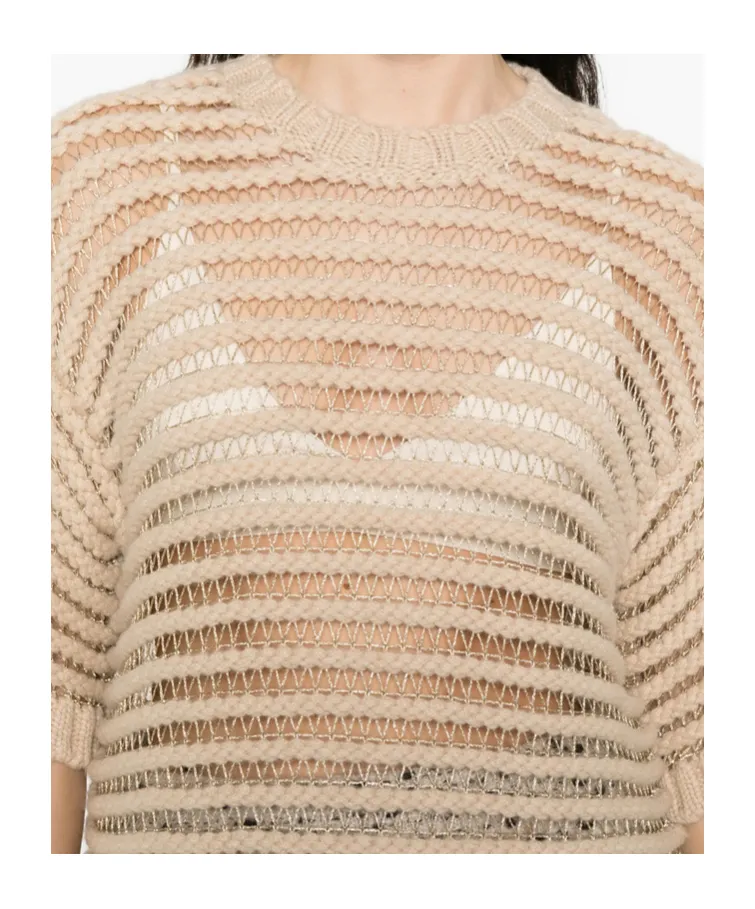 Lurex Crewneck Jumper
