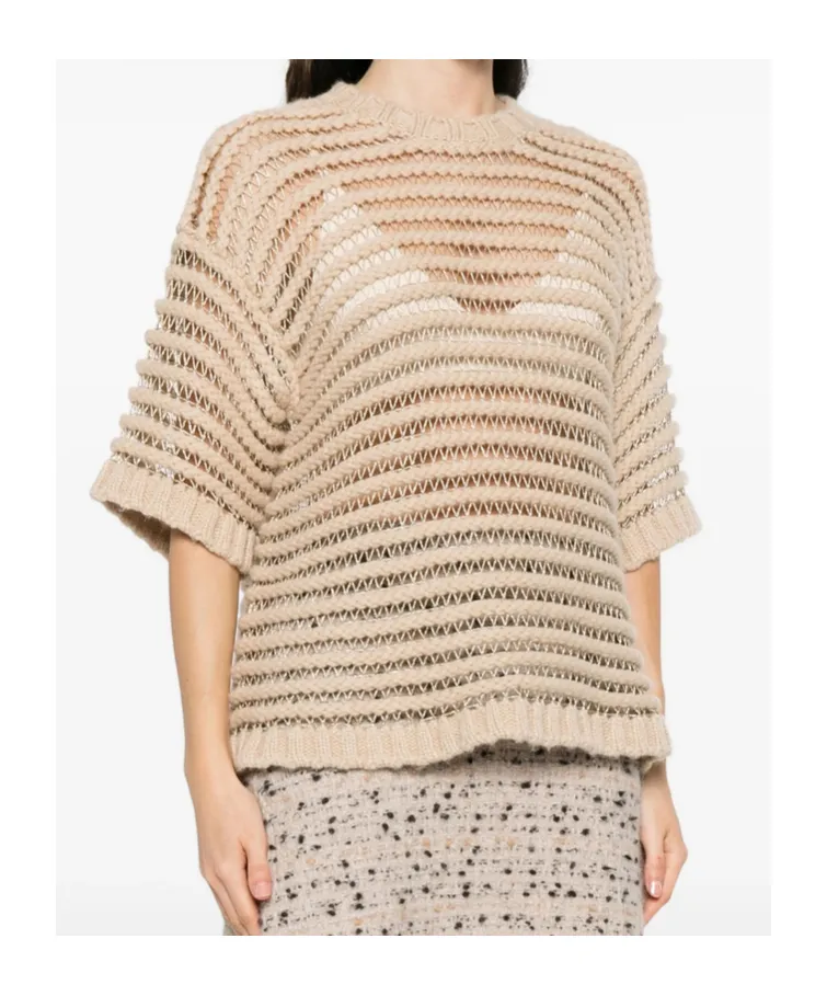 Lurex Crewneck Jumper