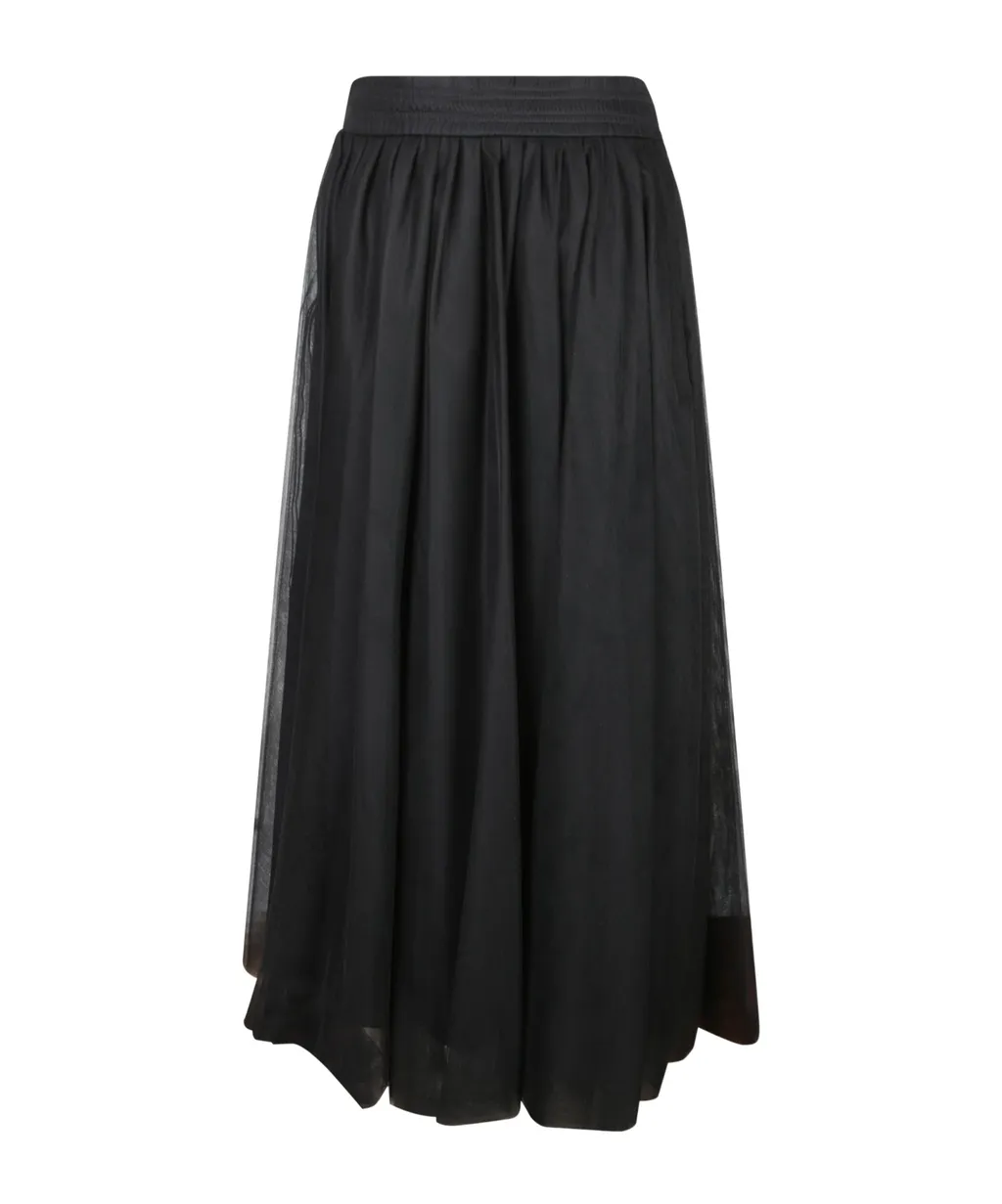 Pleated Tulle Skirt